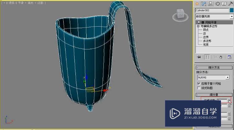 3DMax利用多边形建模制作创意水杯