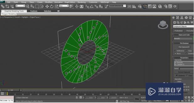 3DMax2013中文版汽车刹车盘的建模教程