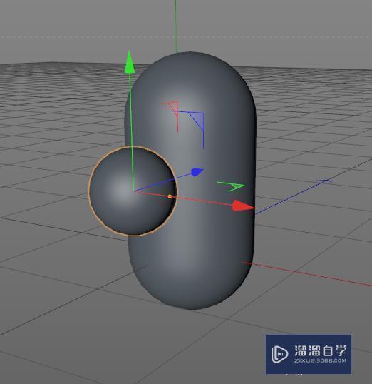 C4D建模时候如何挖空一个物体教程