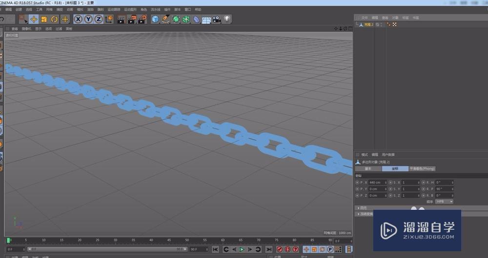 C4D样条约束应用实例教程