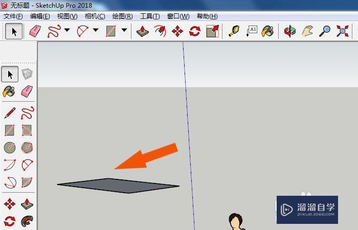 SketchUp2018中怎么绘制倒角模型方法