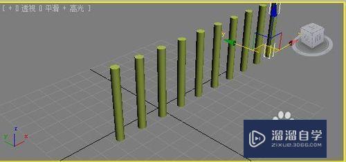3DMax怎么建立护栏模型？
