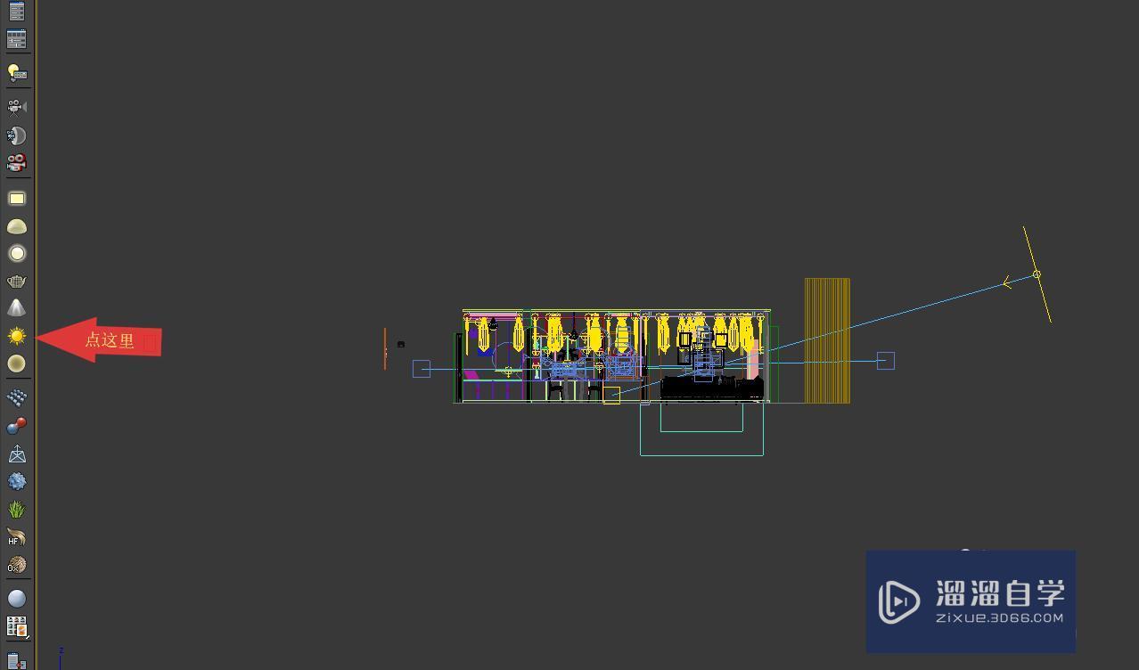 3DMax2014太阳灯光怎么打呢？