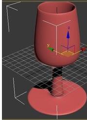 3DMax怎么制作酒杯杯子？