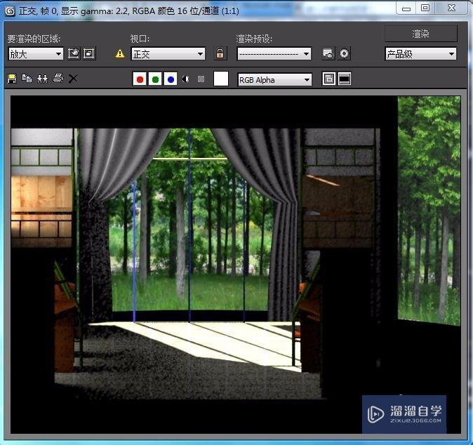 3Ds Max如何添加窗外背景作为背景环境_溜溜自学网