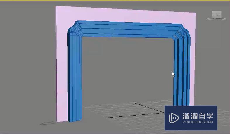 3DMax怎么使用倒角剖面制作背景墙？