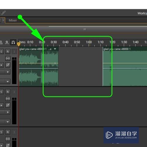 Au怎样剪辑音频，Adobe Audition怎样剪切音乐教程