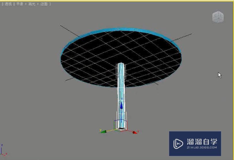 3DMax用圆柱体制作圆桌