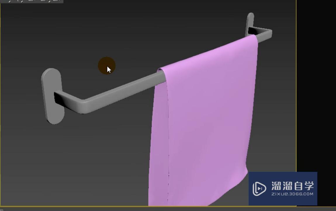 <esred>3</esred><esred>D</esred><esred>Max</esred>利用mcloth制作毛巾<esred>架</esred>和毛巾