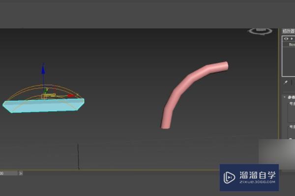 3DMax怎么使平面弯曲成弧形？