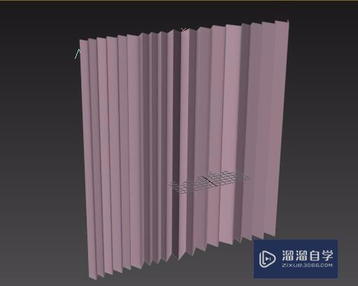 3DMax如何做拉开收起窗帘的动画？