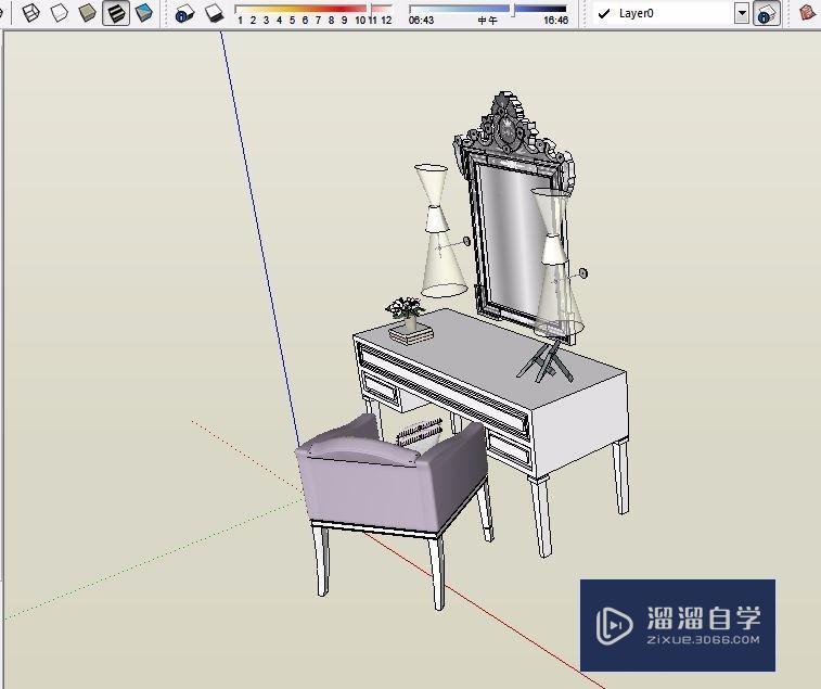 SketchUp如何使用显示方式教程讲解