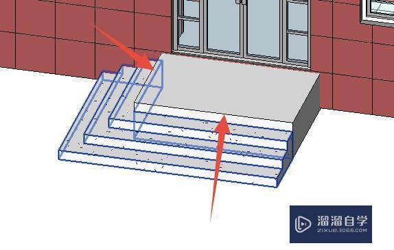 Revit室外台阶及散水的画法