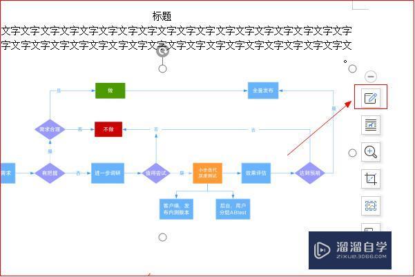 Word流程图中如何绘制带箭头虚线