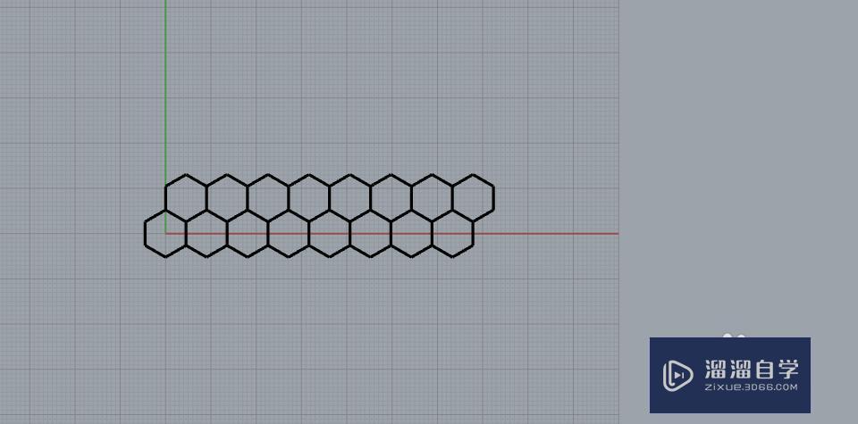 怎样用犀牛创建蜂窝纹理操作教程