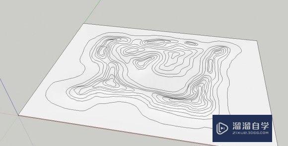 草图大师SketchUp如何建模景观地形？