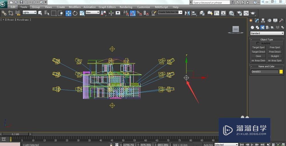 3DMax软件中的omni灯可以模拟哪些灯光?