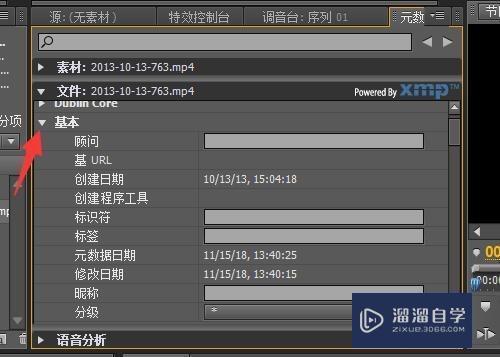 如何在PR中查看视频信息？