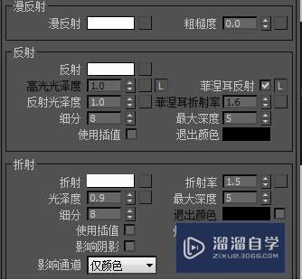 各类VRay玻璃材质参数设置讲解教程