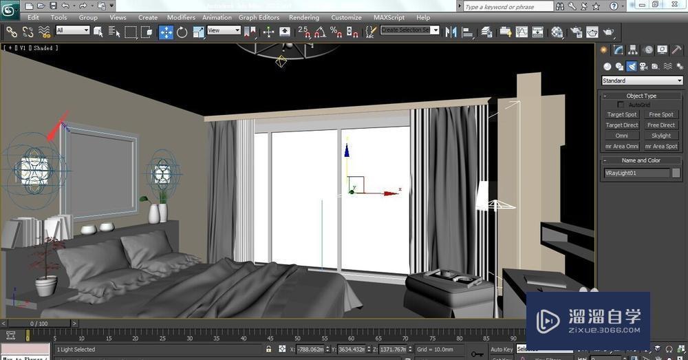 3DMax软件中的omni灯可以模拟哪些灯光?