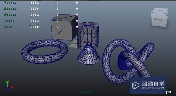 以fbx格式将3Ds Max模型导入Maya并保持四边面