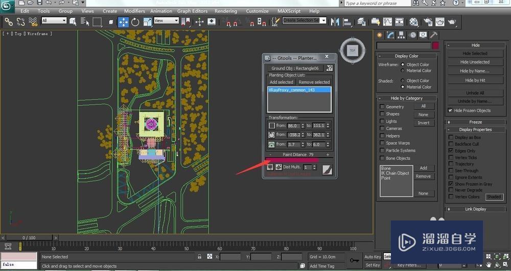 3DMax如何使用插件植树?