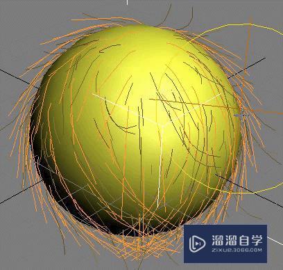 3DMax使用(hAIr和fur)修改器梳理毛发教程