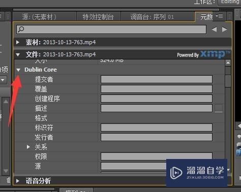 如何在PR中查看视频信息？