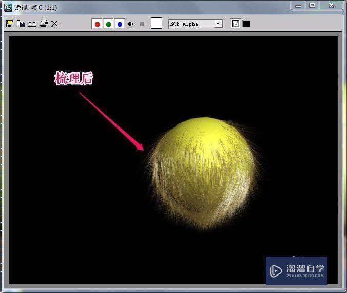 3DMax使用(hAIr和fur)修改器梳理毛发教程