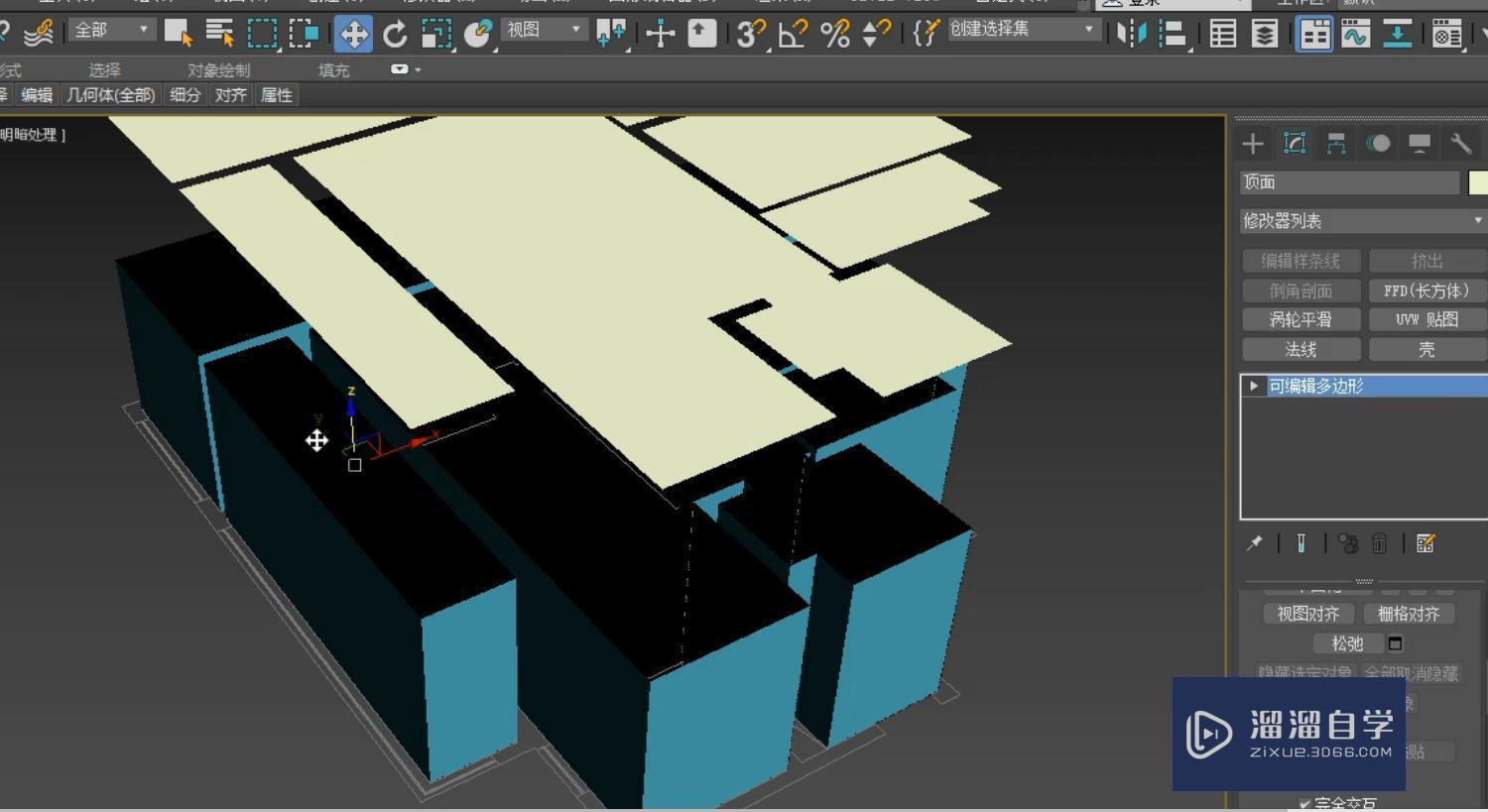 3DMax怎么根据CAD图纸建墙制作桥？