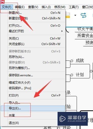 xmind思维导图怎么把内容导出成图片格式
