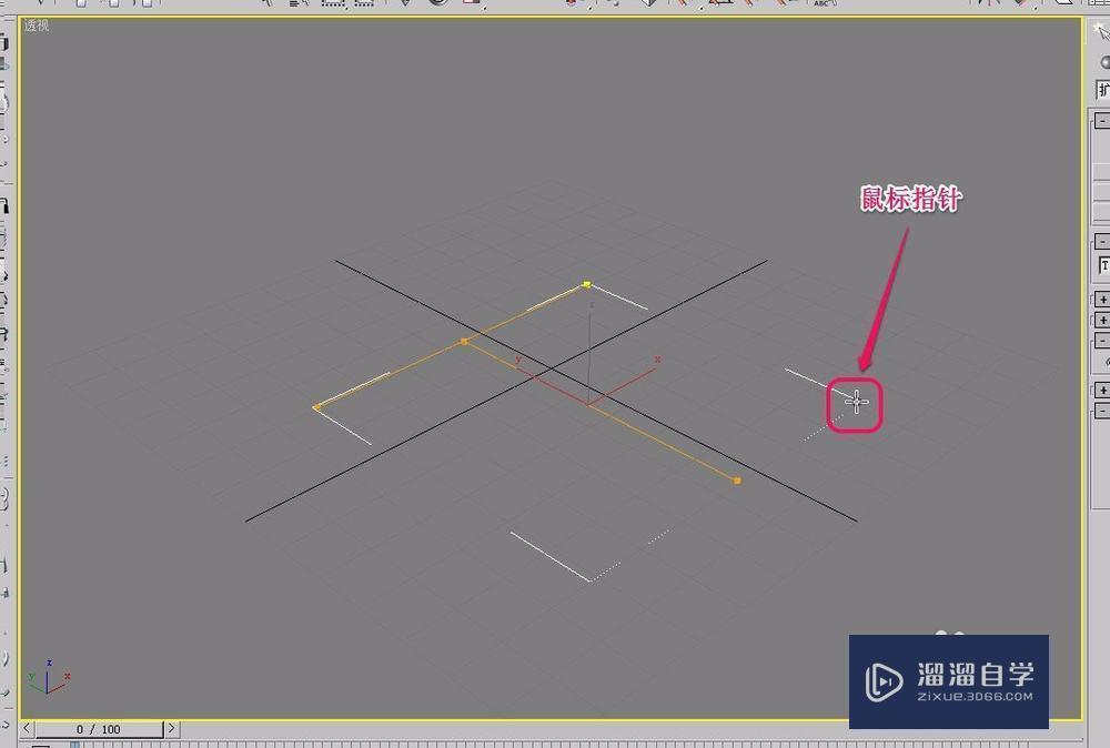 3DMax“扩展样条线”之“t形”的创建教程