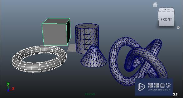 以fbx格式将3Ds Max模型导入Maya并保持四边面