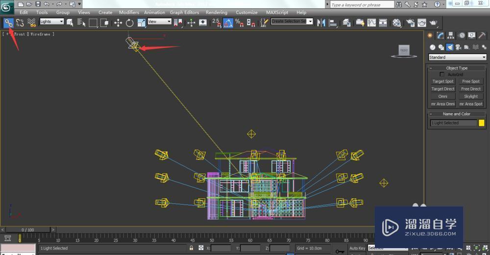 3DMax软件中的omni灯可以模拟哪些灯光?