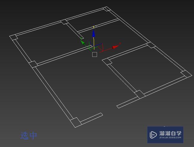 3dmax導入cad圖紙快速建模牆體教程