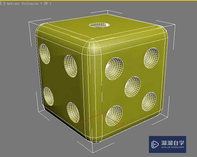 3DMax如何使用Proboolean运算制作骰子？