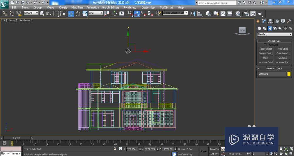 3DMax软件中的omni灯可以模拟哪些灯光?