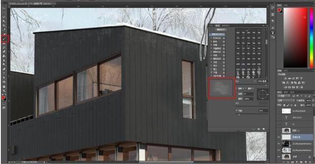 3Ds Max、VRay渲染和Photoshop制作雪后林中小屋创作解析
