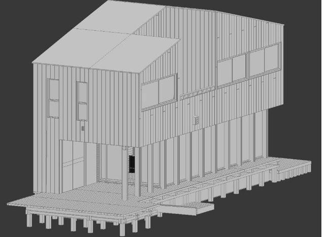 3Ds Max、VRay渲染和Photoshop制作雪后林中小屋创作解析