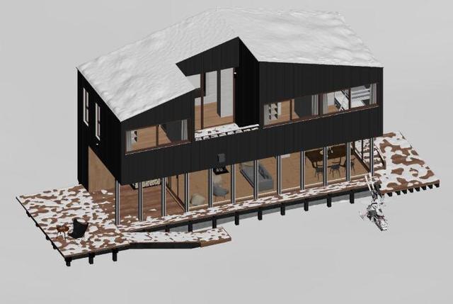 3Ds Max、VRay渲染和Photoshop制作雪后林中小屋创作解析