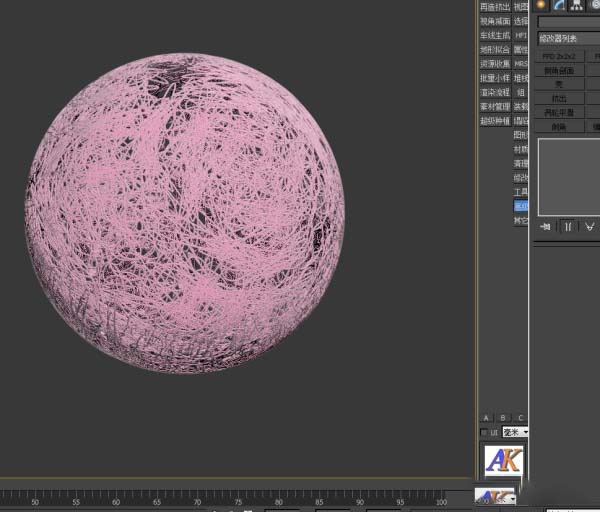 3DMax 如何利用3DMax重力快速做藤编圆形灯罩模型