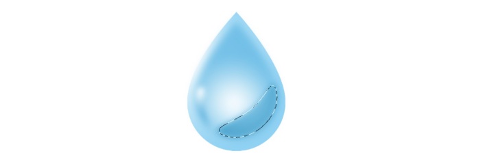 PS如何绘制水滴效果？