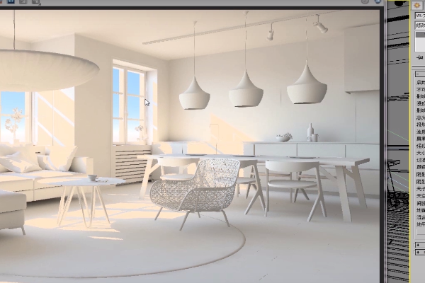 3d max渲染vray 怎么是变成黄颜色的呀