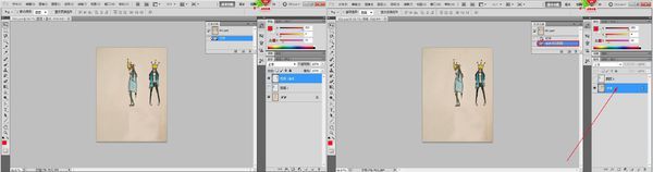 PS中合并图层的快捷键：ctrl+e和shift+ctrl+e，有什么不同