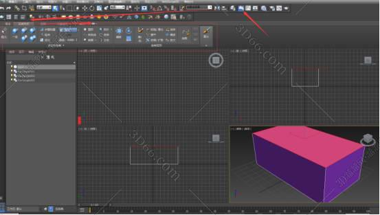 3DMax的石墨工具栏怎么调出来？