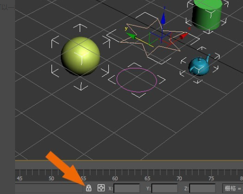 3DMax只能移动坐标轴，移不了物体怎么办？