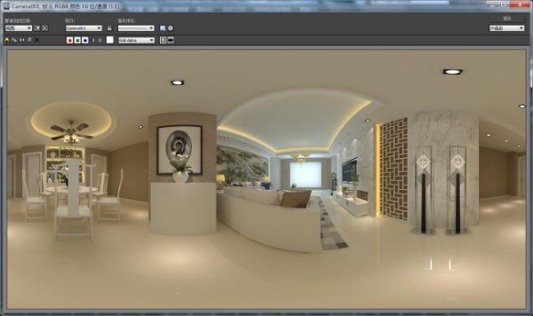 怎样使用3DMax制作全景渲染图