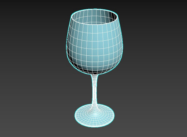 3DMax怎么制作玻璃高脚杯模型