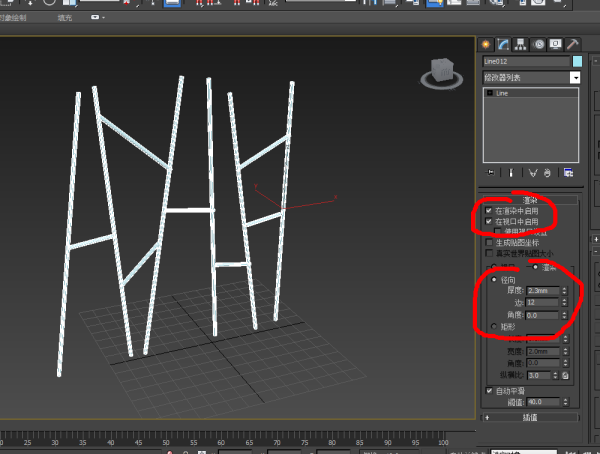 护栏的栏杆形状用3DMax软件如何建模呢？
