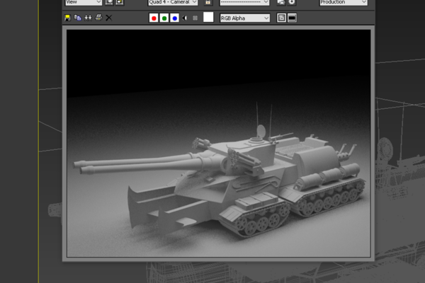 3DMax怎么把单个物体渲染成线框